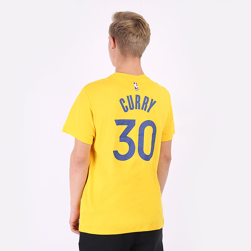 мужская желтая футболка Nike Golden State Warriors Essential Statement Edition Tee CV9978-731 - цена, описание, фото 4